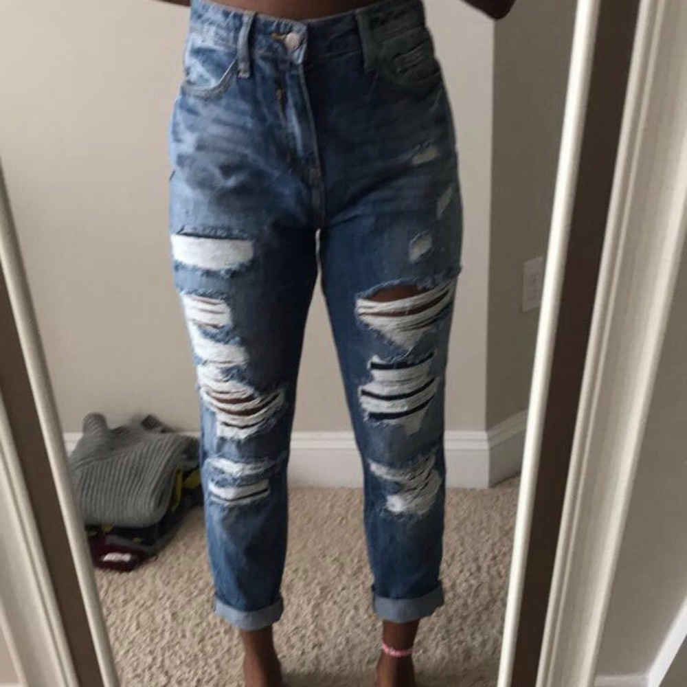 Cello distressed boyfriend jeans